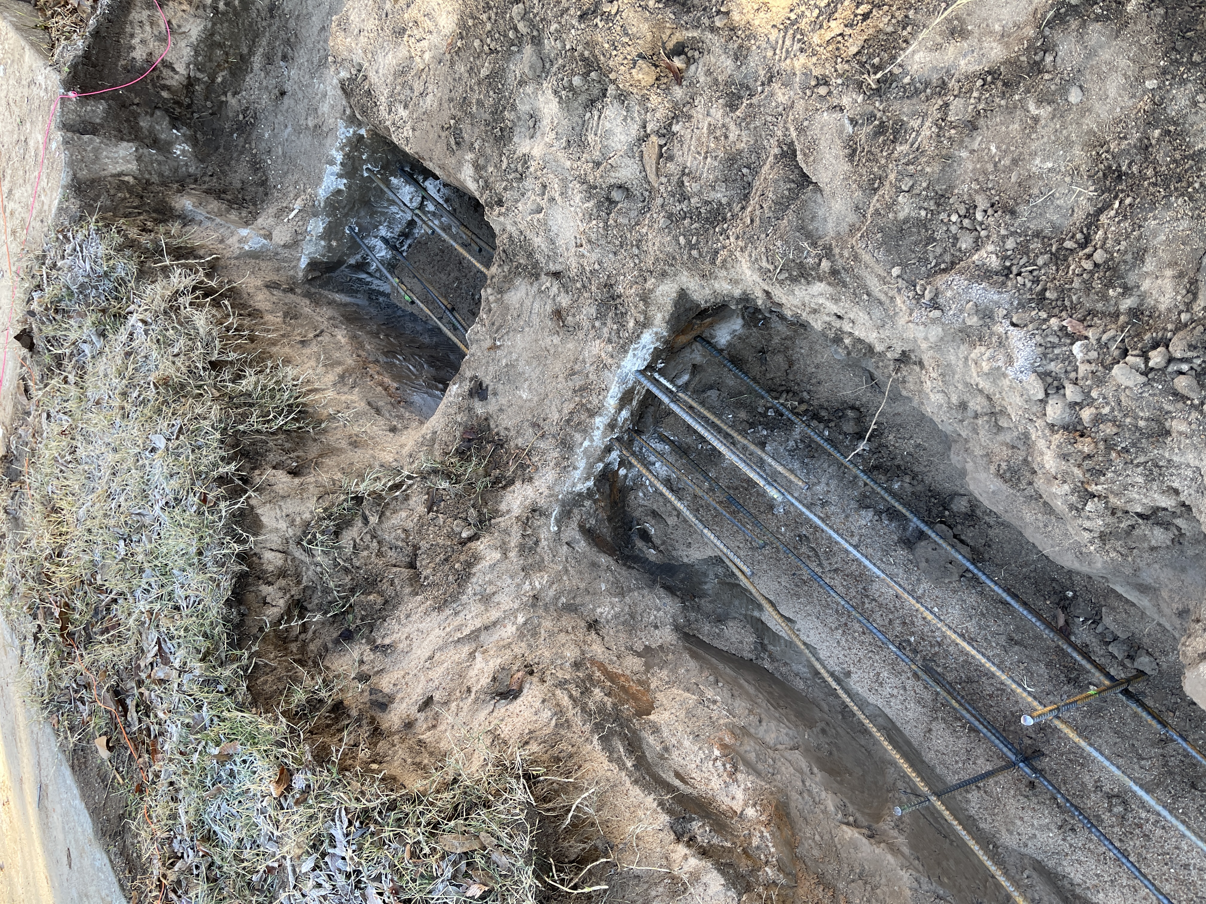 Foundation nearing completion
